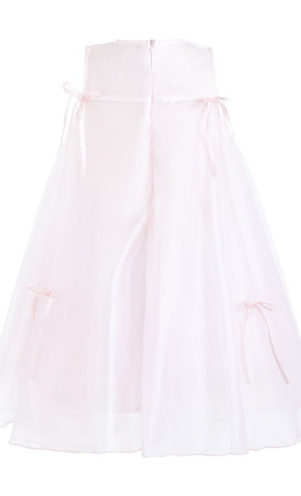 kids atelier mimi tutu Pink Kaia Ribbon Bow Dress