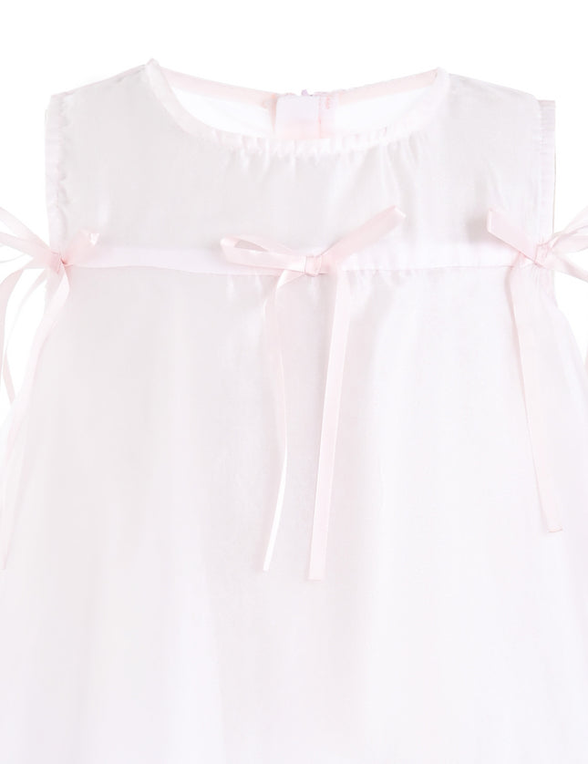 kids atelier mimi tutu Pink Kaia Ribbon Bow Dress