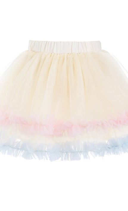 kids atelier mimi tutu Pink Pastel Elunara Ruffle Set with Hair Clip