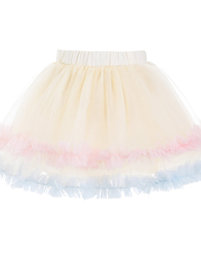 kids atelier mimi tutu Pink Pastel Elunara Ruffle Set with Hair Clip