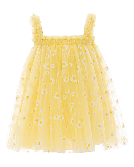 kids atelier mimi tutu Yellow Solenne Daisy Ruffle Dress