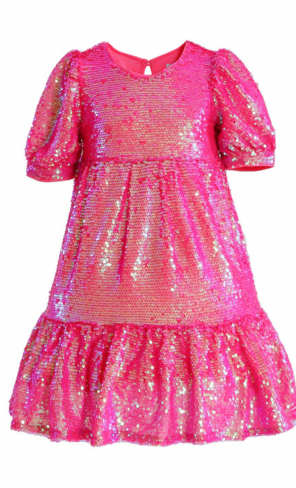 kids atelier mimi tutu Pink Elira Sequin Party Dress