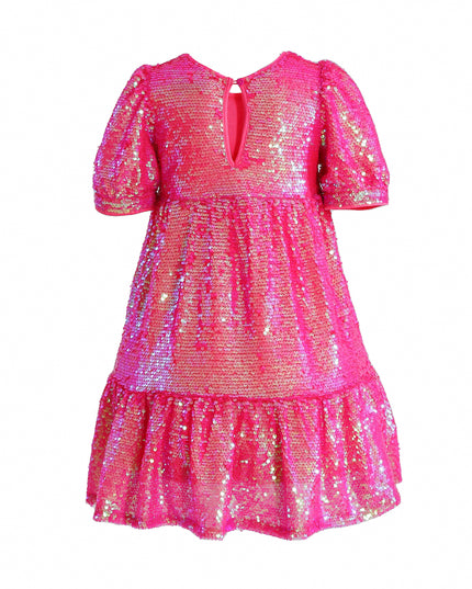 kids atelier mimi tutu Pink Elira Sequin Party Dress