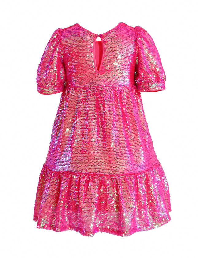 kids atelier mimi tutu Pink Elira Sequin Party Dress