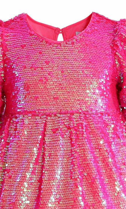 kids atelier mimi tutu Pink Elira Sequin Party Dress