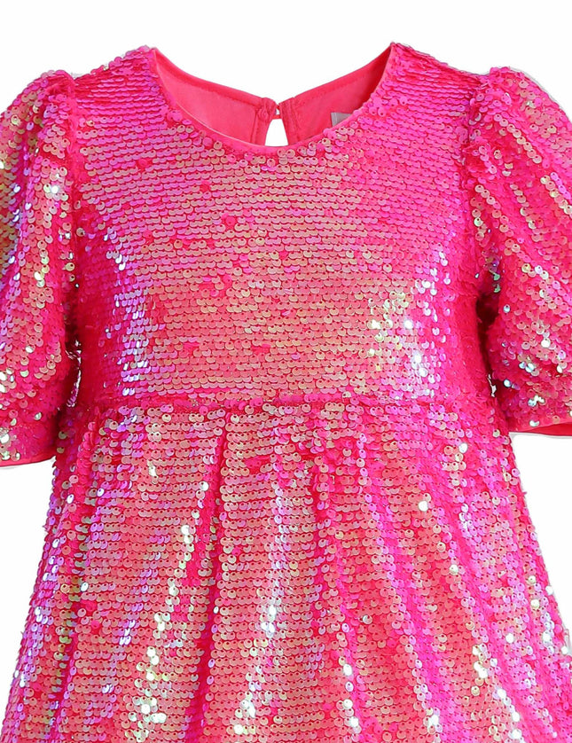 kids atelier mimi tutu Pink Elira Sequin Party Dress