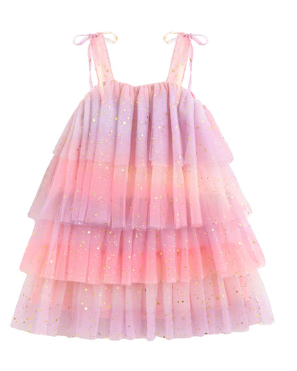 kids atelier mimi tutu Pink Lysette Glitter Tier Dress