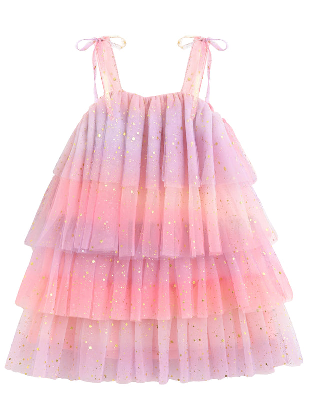 kids atelier mimi tutu Pink Lysette Glitter Tier Dress