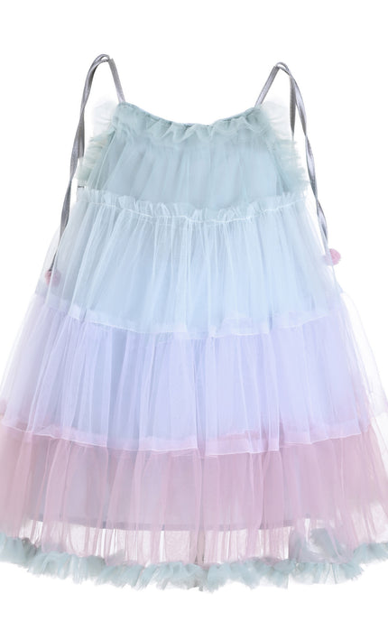 kids atelier mimi tutu Blue Virelle Gradient Tulle Dress