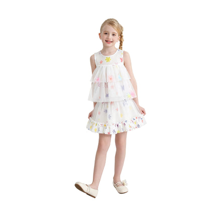 kids atelier mimi tutu White Aveloria Floral Ruffle Set