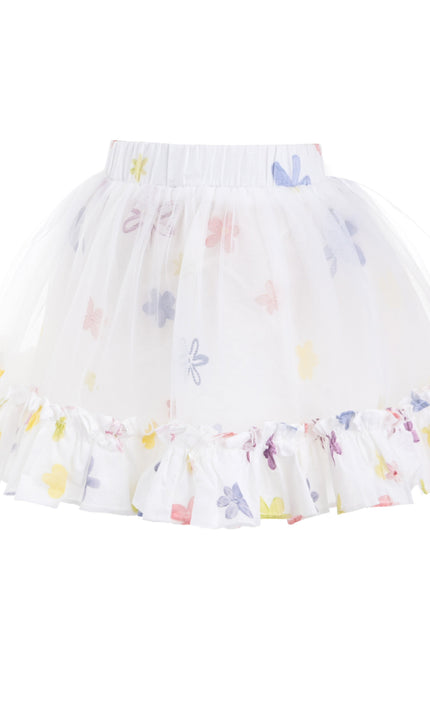 kids atelier mimi tutu White Aveloria Floral Ruffle Set
