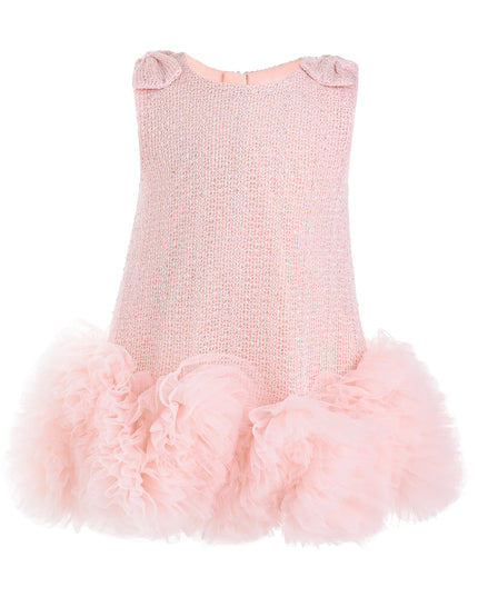 kids atelier mimi tutu Light Pink Kanya Ruffled Tulle Dress