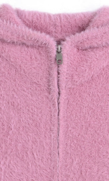kids atelier mimi tutu Pink Bunny Ear Sweater
