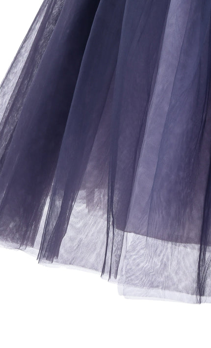 kids atelier mimi tutu Purple Romilda Sequin Tulle Dress