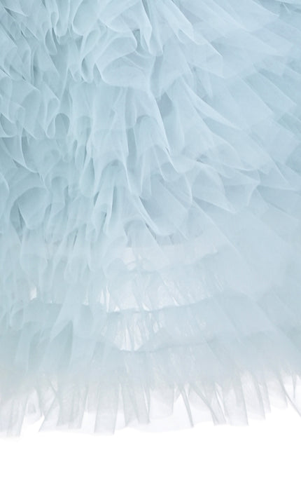 kids atelier mimi tutu Blue Claribel Sequin Tulle Dress