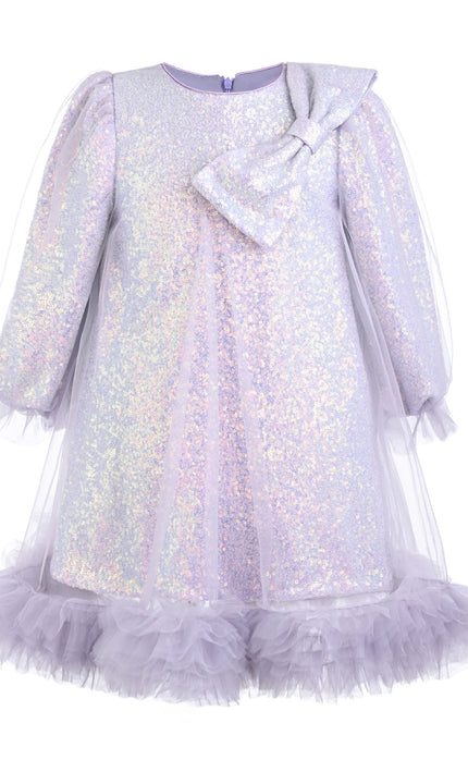 kids atelier mimi tutu Lavender Dorelia Sparkle Tulle Dress