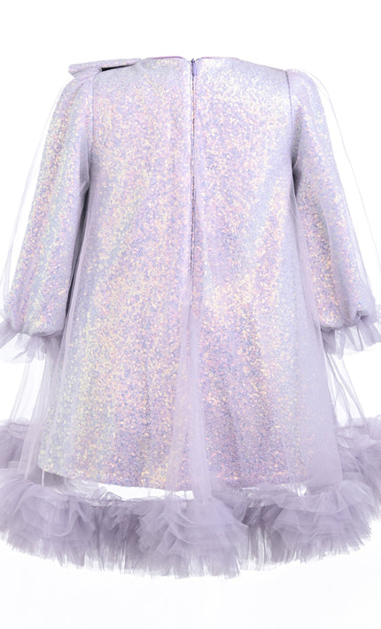 kids atelier mimi tutu Lavender Dorelia Sparkle Tulle Dress