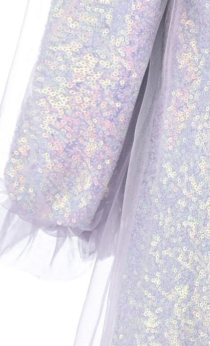 kids atelier mimi tutu Lavender Dorelia Sparkle Tulle Dress