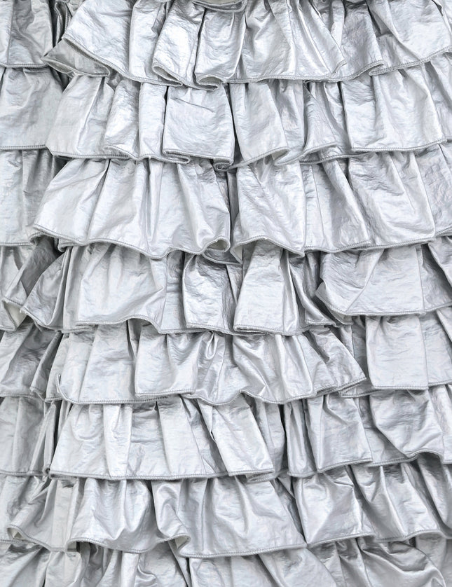 kids atelier mimi tutu Silver Valeriane Tiered Ruffle Dress