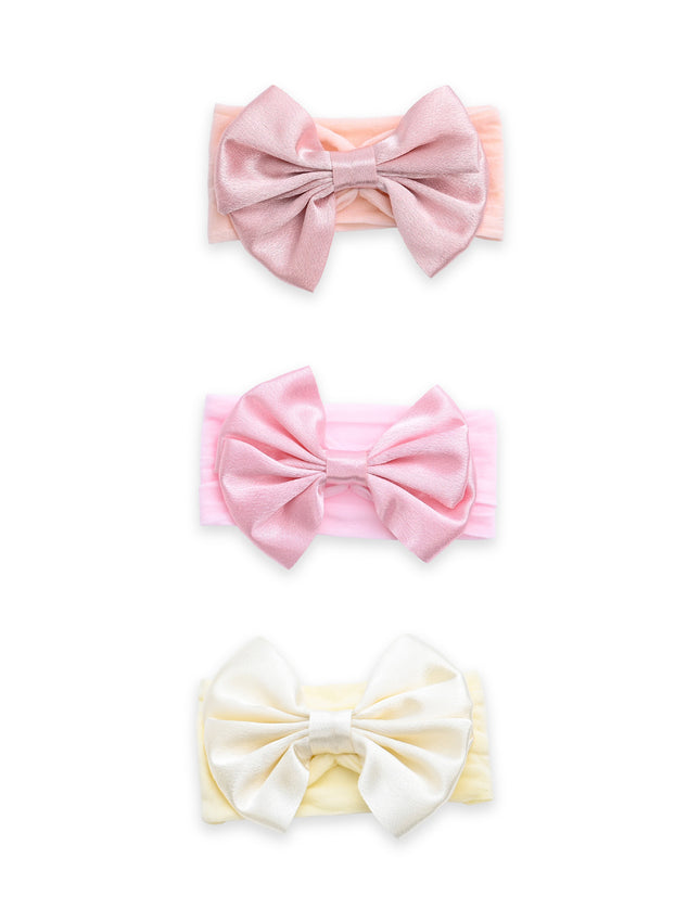 kids atelier mimi tutu Multicolor Elastic Bow Headband Set