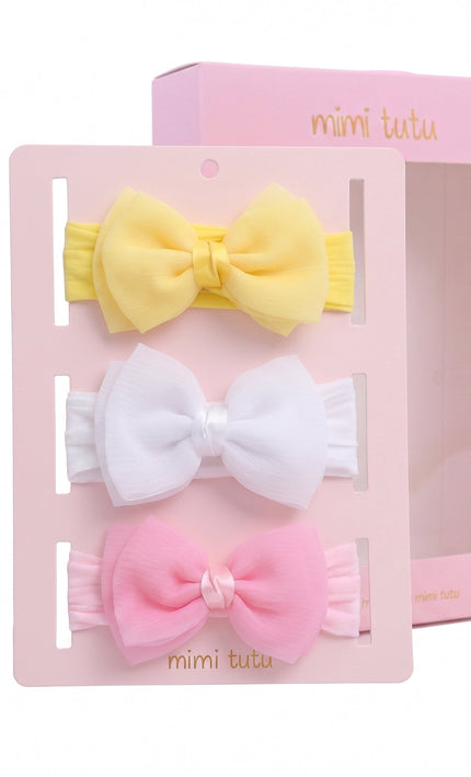 kids atelier mimi tutu Sheer Knot Bow Headband