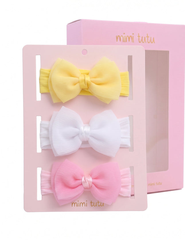 kids atelier mimi tutu Sheer Knot Bow Headband