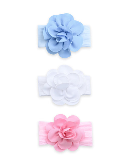 kids atelier mimi tutu Multicolor Floral Elastic Headband Set