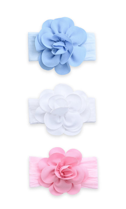 kids atelier mimi tutu Multicolor Floral Elastic Headband Set