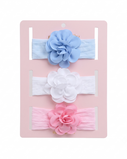 kids atelier mimi tutu Multicolor Floral Elastic Headband Set