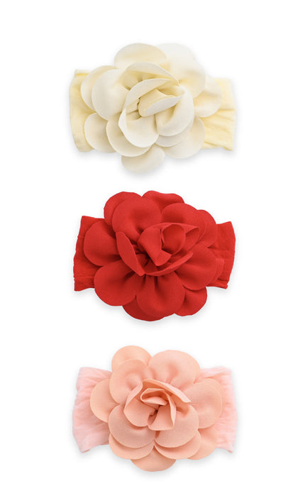 kids atelier mimi tutu Multicolor Floral Elastic Headband Set