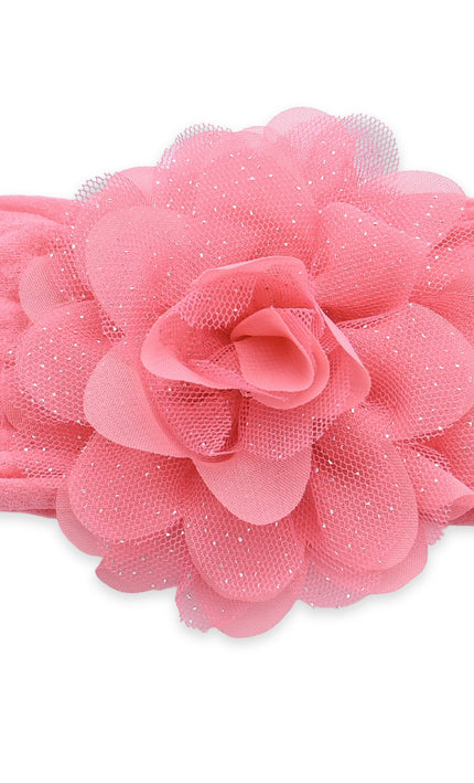 kids atelier mimi tutu Multicolor Elastic Glitter Floral Headband Set