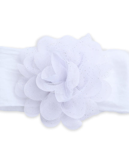 kids atelier mimi tutu Multicolor Elastic Glitter Floral Headband Set