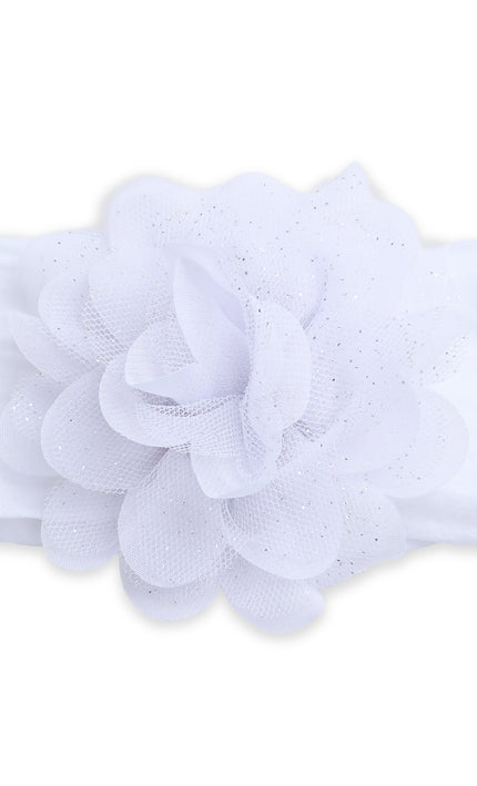 kids atelier mimi tutu Multicolor Elastic Glitter Floral Headband Set