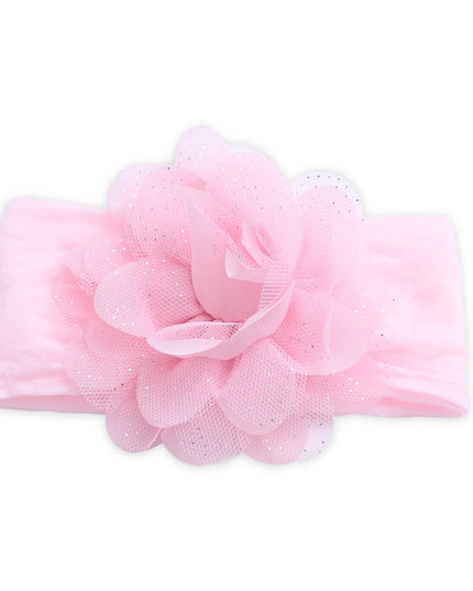 kids atelier mimi tutu Multicolor Elastic Glitter Floral Headband Set