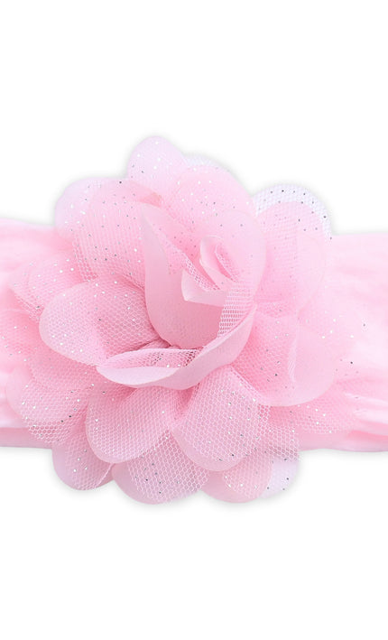 kids atelier mimi tutu Multicolor Elastic Glitter Floral Headband Set