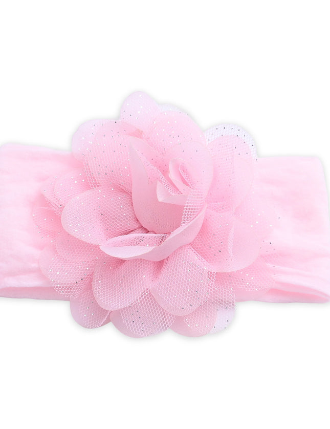 kids atelier mimi tutu Multicolor Elastic Glitter Floral Headband Set