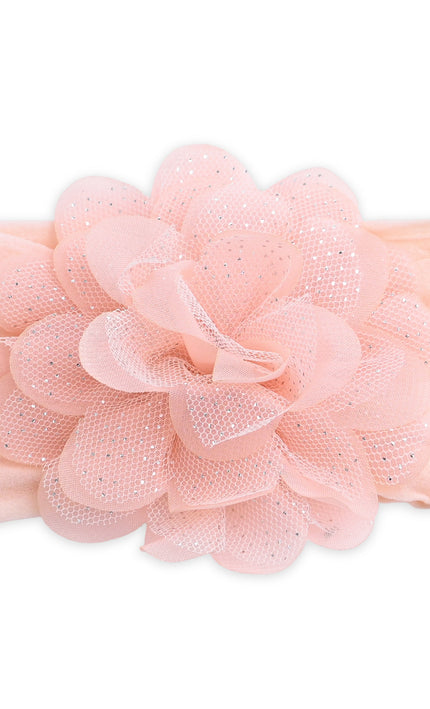 kids atelier mimi tutu Multicolor Elastic Glitter Floral Headband Set