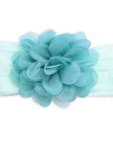 kids atelier mimi tutu Multicolor Elastic Glitter Floral Headband Set