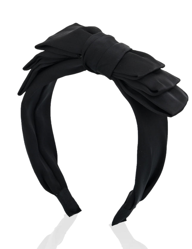 kids atelier mimi tutu Classic Satin Bow Headband
