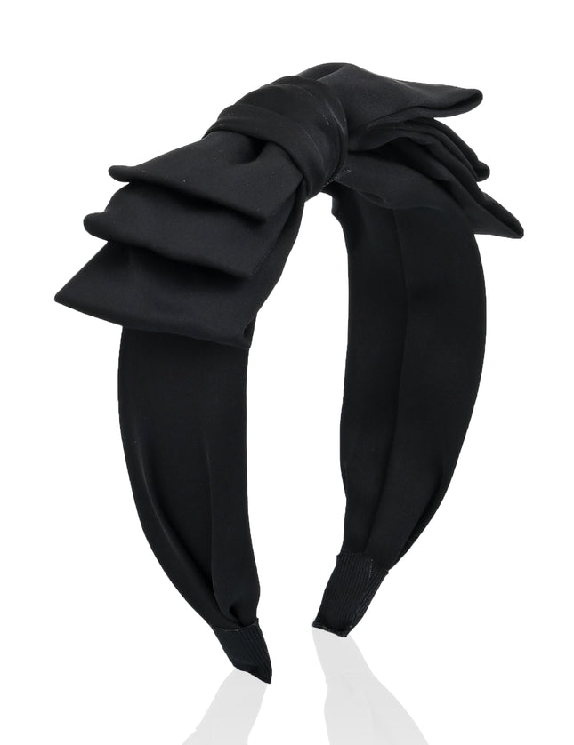 kids atelier mimi tutu Classic Satin Bow Headband