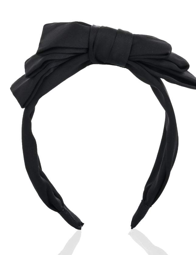 kids atelier mimi tutu Classic Satin Bow Headband