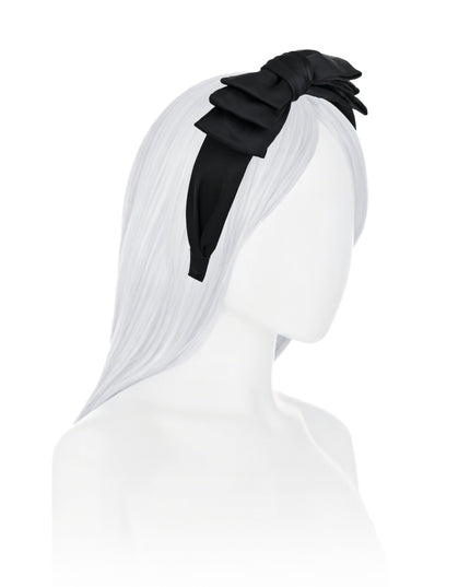 kids atelier mimi tutu Classic Satin Bow Headband