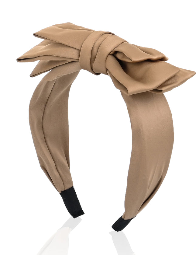 kids atelier mimi tutu Classic Satin Bow Headband