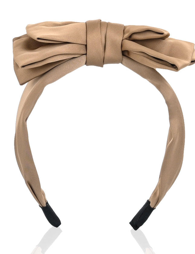 kids atelier mimi tutu Classic Satin Bow Headband