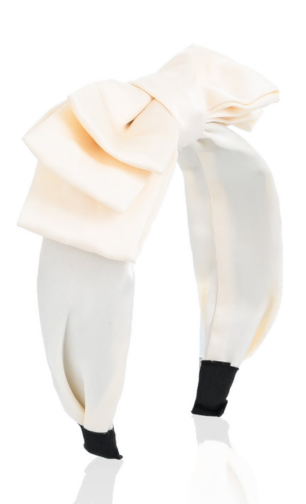 kids atelier mimi tutu Classic Satin Bow Headband