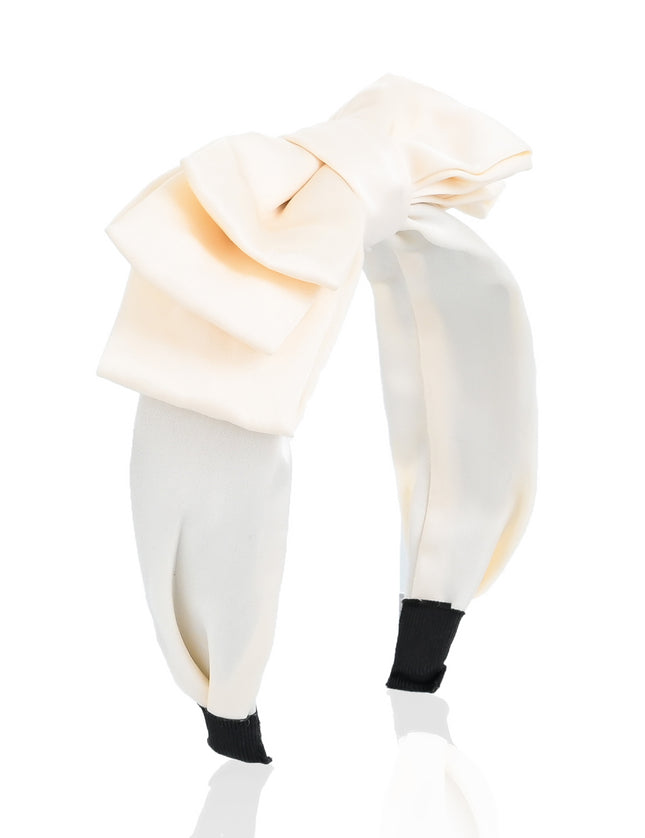 kids atelier mimi tutu Classic Satin Bow Headband