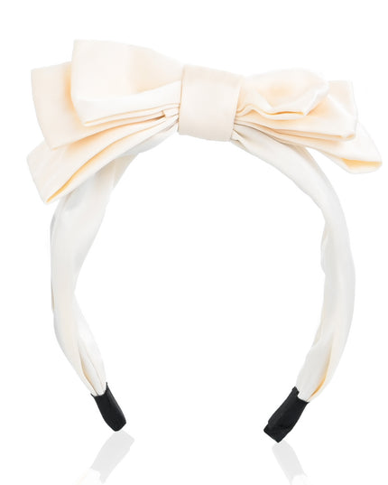 kids atelier mimi tutu Classic Satin Bow Headband
