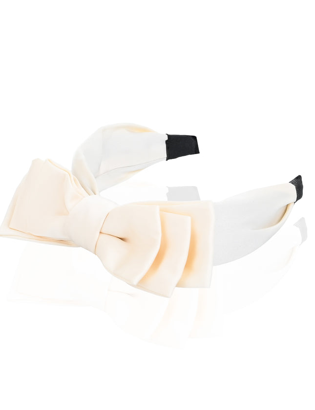 kids atelier mimi tutu Classic Satin Bow Headband