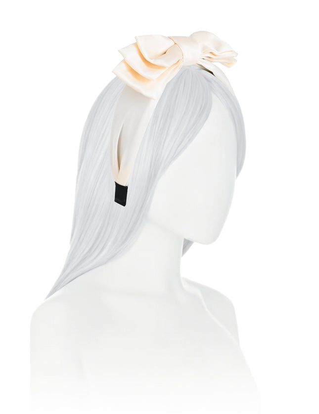 kids atelier mimi tutu Classic Satin Bow Headband