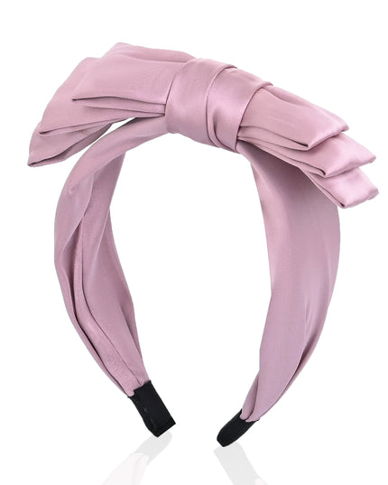 kids atelier mimi tutu Classic Satin Bow Headband